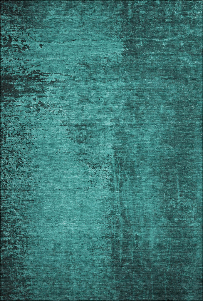 Piper Looms Mayfield Organic AMF554 Teal Machine Washable Area Rug main image