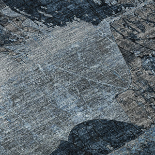 Piper Looms Mayfield Organic AMF555 Denim Machine Washable Area Rug Swatch Image