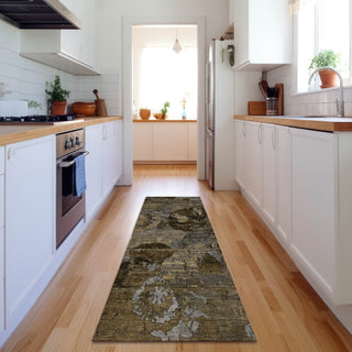 Piper Looms Mayfield Organic AMF555 Mocha Machine Washable Area Rug Runner Lifestyle Image Feature