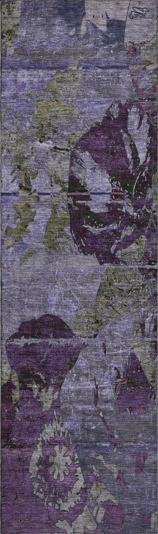 Piper Looms Mayfield Organic AMF555 Purple Machine Washable Area Rug Runner Main Image