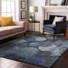 Piper Looms Mayfield Organic AMF556 Blue Machine Washable Area Rug Lifestyle Image Feature