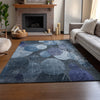 Piper Looms Mayfield Organic AMF556 Blue Machine Washable Area Rug Lifestyle Image Feature
