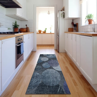 Piper Looms Mayfield Organic AMF556 Blue Machine Washable Area Rug Runner Lifestyle Image Feature