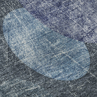 Piper Looms Mayfield Organic AMF556 Blue Machine Washable Area Rug Swatch Image