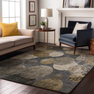 Piper Looms Mayfield Organic AMF556 Brown Machine Washable Area Rug Lifestyle Image Feature
