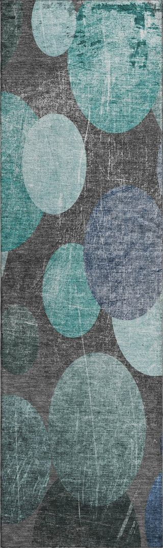 Piper Looms Mayfield Organic AMF556 Teal Machine Washable Area Rug Runner Main Image