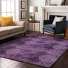 Piper Looms Mayfield Organic AMF557 Eggplant Machine Washable Area Rug Lifestyle Image Feature