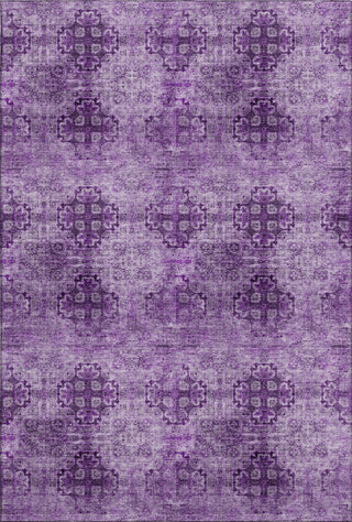 Piper Looms Mayfield Organic AMF557 Eggplant Machine Washable Area Rug main image