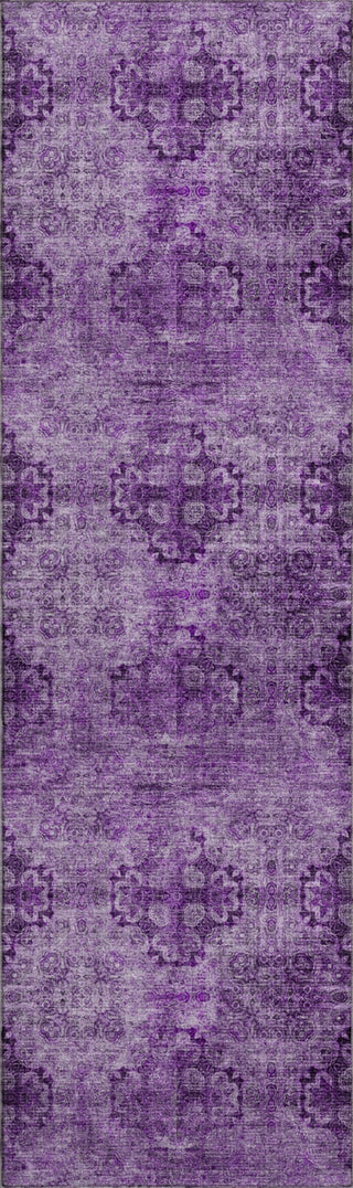 Piper Looms Mayfield Organic AMF557 Eggplant Machine Washable Area Rug Runner Main Image