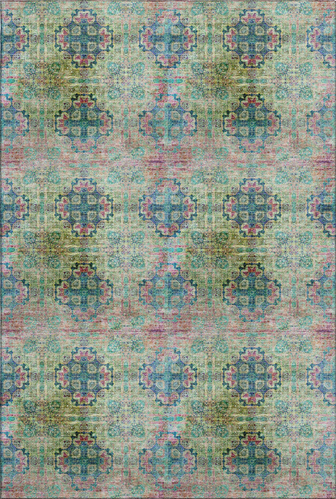 Piper Looms Mayfield Organic AMF557 Green Machine Washable Area Rug main image