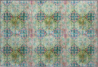 Piper Looms Mayfield Organic AMF557 Green Machine Washable Area Rug Scatter Main Image