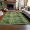 Piper Looms Mayfield Organic AMF557 Olive Machine Washable Area Rug Lifestyle Image Feature