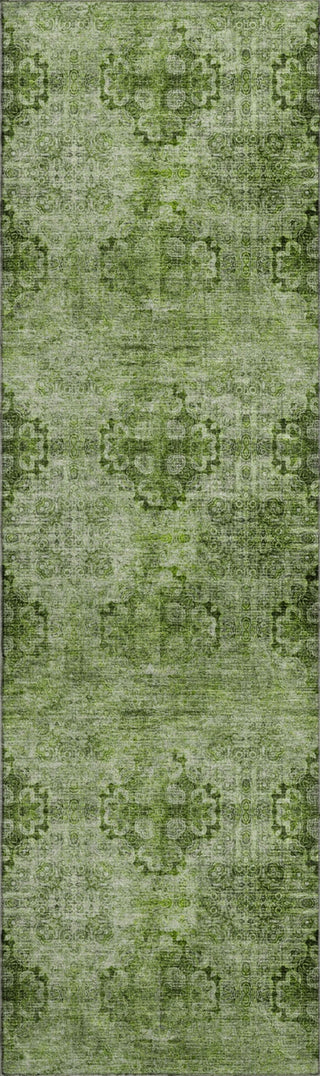 Piper Looms Mayfield Organic AMF557 Olive Machine Washable Area Rug Runner Main Image