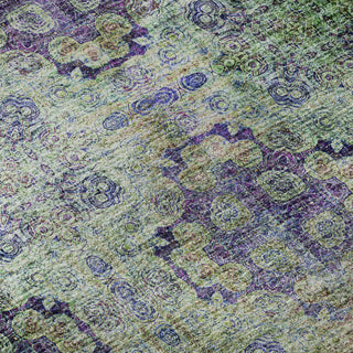 Piper Looms Mayfield Organic AMF557 Purple Machine Washable Area Rug Swatch Image