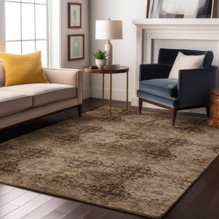 Piper Looms Mayfield Organic AMF557 Taupe Machine Washable Area Rug Lifestyle Image Feature