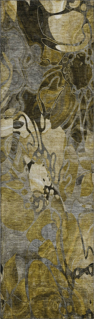Piper Looms Mayfield Floral AMF558 Brown Machine Washable Area Rug Runner Main Image