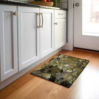 Piper Looms Mayfield Floral AMF558 Brown Machine Washable Area Rug Scatter Lifestyle Image Feature