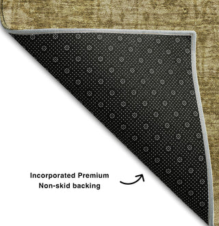 Piper Looms Mayfield Organic AMF559 Beige Machine Washable Area Rug Backing Image