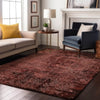 Piper Looms Mayfield Organic AMF559 Merlot Machine Washable Area Rug Lifestyle Image Feature