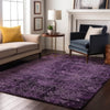 Piper Looms Mayfield Organic AMF559 Purple Machine Washable Area Rug Lifestyle Image Feature