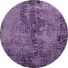 Piper Looms Mayfield Organic AMF559 Purple Machine Washable Area Rug Round Main Image