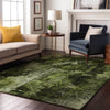 Piper Looms Mayfield Floral AMF560 Green Machine Washable Area Rug Lifestyle Image Feature