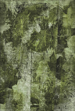 Piper Looms Mayfield Floral AMF560 Green Machine Washable Area Rug main image