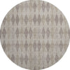 Piper Looms Mayfield Geometric AMF561 Beige Machine Washable Area Rug Round Main Image