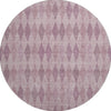 Piper Looms Mayfield Geometric AMF561 Blush Machine Washable Area Rug Round Main Image
