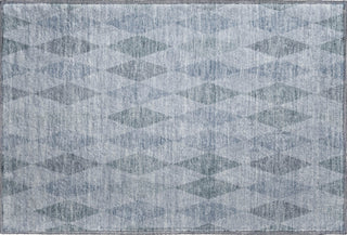 Piper Looms Mayfield Geometric AMF561 Denim Machine Washable Area Rug Scatter Main Image
