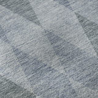 Piper Looms Mayfield Geometric AMF561 Denim Machine Washable Area Rug Swatch Image