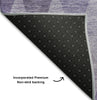 Piper Looms Mayfield Geometric AMF561 Purple Machine Washable Area Rug Backing Image