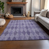 Piper Looms Mayfield Geometric AMF561 Purple Machine Washable Area Rug Lifestyle Image Feature
