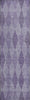 Piper Looms Mayfield Geometric AMF561 Purple Machine Washable Area Rug Runner Main Image