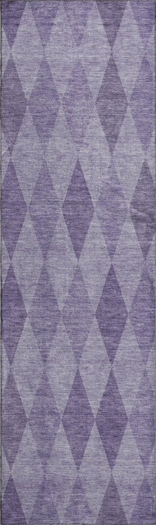 Piper Looms Mayfield Geometric AMF561 Purple Machine Washable Area Rug Runner Main Image