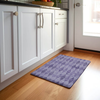 Piper Looms Mayfield Geometric AMF561 Purple Machine Washable Area Rug Scatter Lifestyle Image Feature