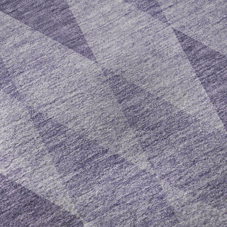 Piper Looms Mayfield Geometric AMF561 Purple Machine Washable Area Rug Swatch Image