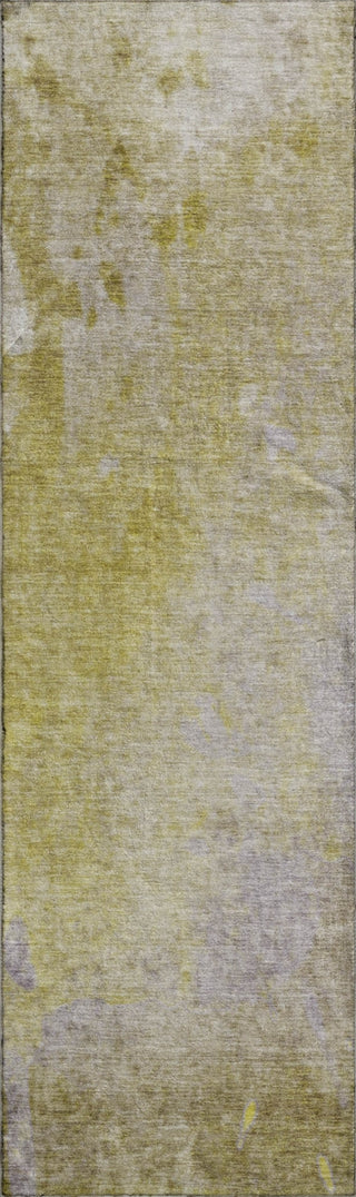 Piper Looms Mayfield Abstract AMF562 Gold Machine Washable Area Rug Runner Main Image