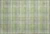 Piper Looms Mayfield Plaid AMF563 Green Machine Washable Area Rug Scatter Main Image