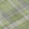 Piper Looms Mayfield Plaid AMF563 Green Machine Washable Area Rug Swatch Image