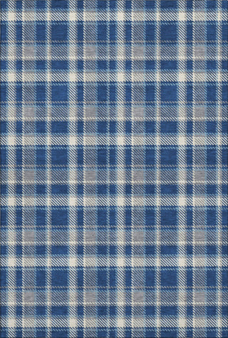 Piper Looms Mayfield Plaid AMF563 Navy Machine Washable Area Rug main image