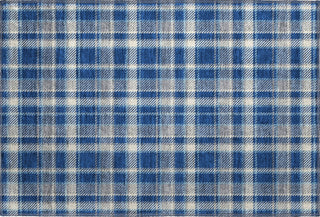 Piper Looms Mayfield Plaid AMF563 Navy Machine Washable Area Rug Scatter Main Image