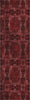 Piper Looms Mayfield Panel AMF564 Burgundy Machine Washable Area Rug Runner Main Image
