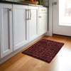 Piper Looms Mayfield Panel AMF564 Burgundy Machine Washable Area Rug Scatter Lifestyle Image Feature