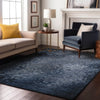 Piper Looms Mayfield Casual AMF565 Blue Machine Washable Area Rug Lifestyle Image Feature