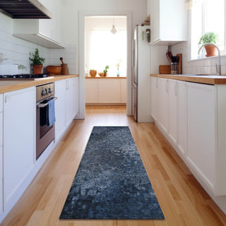 Piper Looms Mayfield Casual AMF565 Blue Machine Washable Area Rug Runner Lifestyle Image Feature