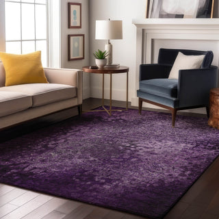 Piper Looms Mayfield Casual AMF565 Purple Machine Washable Area Rug Lifestyle Image Feature
