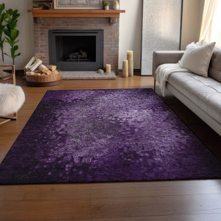 Piper Looms Mayfield Casual AMF565 Purple Machine Washable Area Rug Lifestyle Image Feature