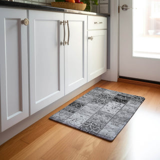 Piper Looms Mayfield Panel AMF566 Gray Machine Washable Area Rug Scatter Lifestyle Image Feature