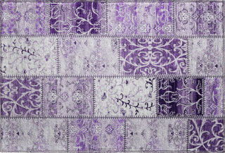 Piper Looms Mayfield Panel AMF566 Purple Machine Washable Area Rug Scatter Main Image